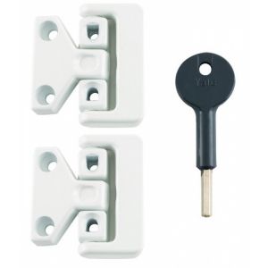 Chubb Metal Casement Window Lock 2 locks 1 key (8K106)